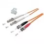 Cabo de fibra ótica ShiverPeaks S/CONN 2 m LC/ST multicor laranja