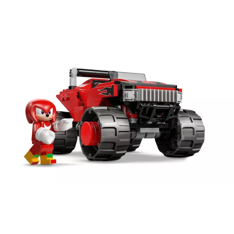 LEGO SONIC THE HEDGEHOG 77118 O Carro do Silver contra o Monster Truck do Knuckles