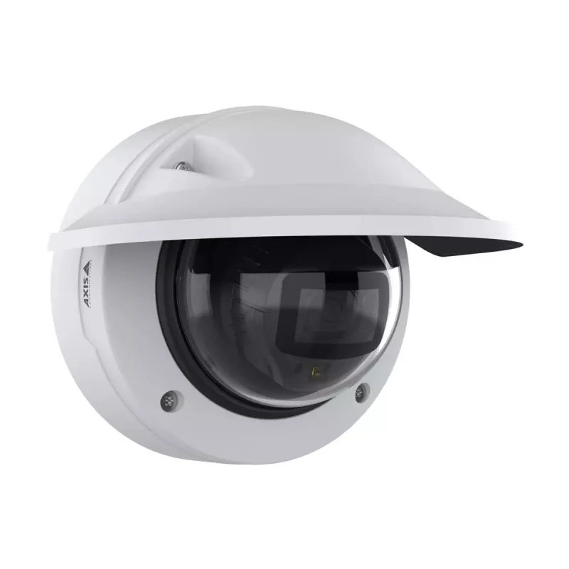 Câmara de vigilância IP Axis P3278-LVE — dome, 3840×2160, interior e exterior, montagem em teto/parede, CMOS 1/1,8 polegadas, 0,03 lx, 103° H