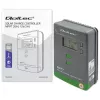 Qoltec, controlador de carga solar MPPT com sensor de temperatura 20A 12V/24V visor LCD 2 X USB
