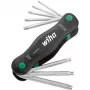 Chave de fendas de bolso Wiha PocketStar chave de fendas multibitas, comprimento 120 mm, modelo 23047