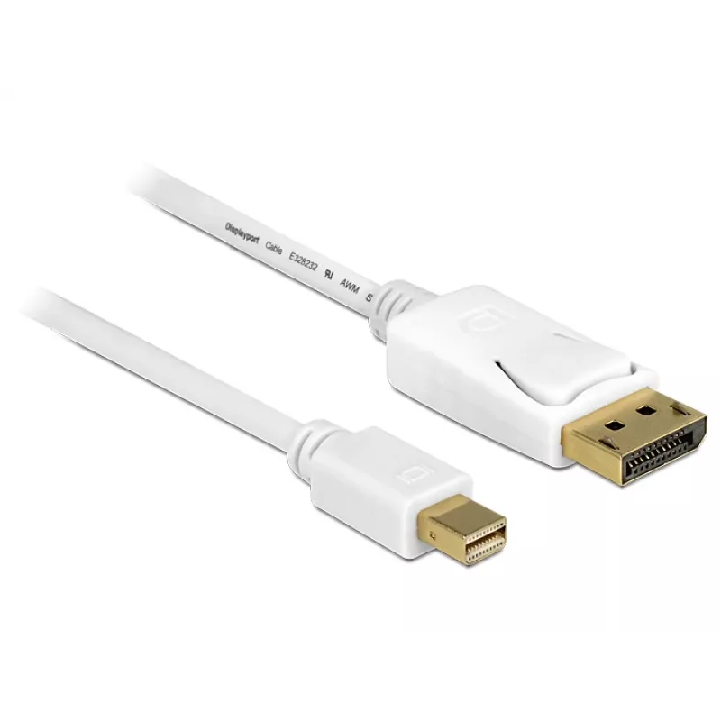 Cabo DisplayPort DeLOCK 83484 Mini DisplayPort 5 m branco