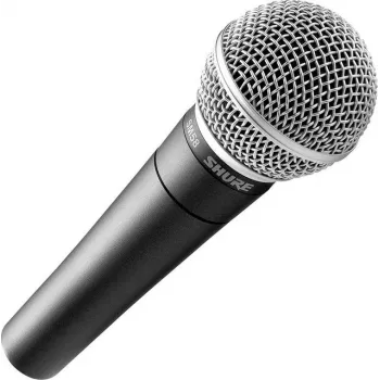 Shure SM58SE - microfone vocal dinâmico cardióide com interruptor