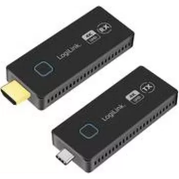 LogiLink conjunto de transmissão HDMI USB-C para sem fios 30 m - conjunto de cabos/adaptadores - Digital/Dados (HDW0104)