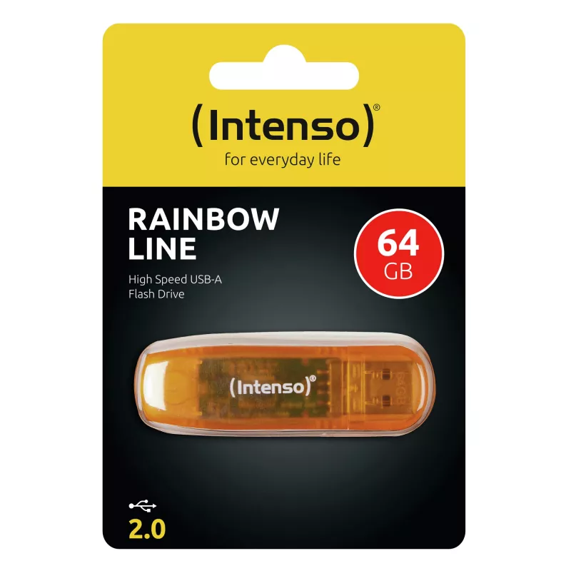 Pen USB Intenso 64 GB USB Type-A 2.0 laranja