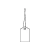 Etiqueta com cordão HERMA 6932 15x24 mm com cordão branco
