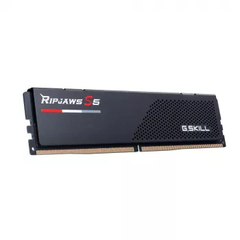 DIMM 32 GB DDR5-6000 (2x 16 GB) dual-kit, memória RAM preta, F5-6000J3238F16GX2-RS5K, Ripjaws S5, INTEL XMP