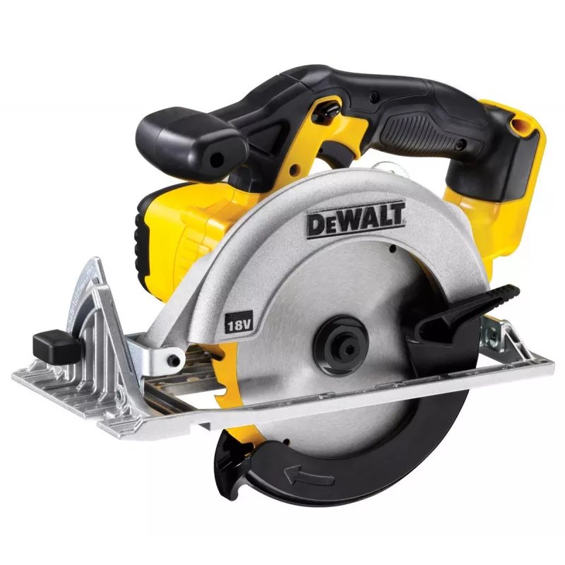 Serra circular manual DeWalt DCS391N — 18V, 3700 rpm, diâmetro da lâmina 165 mm, profundidade de corte a 90° 55 mm, peso 3,2 kg
