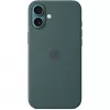 Apple iPhone 16 Plus Capa de silicone com MagSafe – Verde-mar