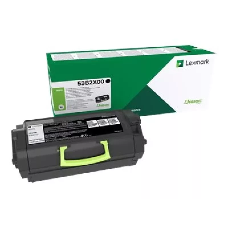 Toner Lexmark 53B2X00 1 unid. original preto