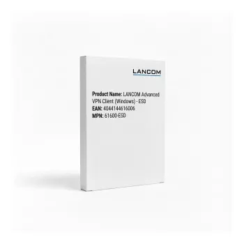 Software de acesso remoto Lancom Advanced VPN Client – 1 utilizador, kit de disquetes, Windows 98SE/XP