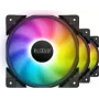 Ventoinha para caixa de PC PCCOOLER 120mm HALO-FRGB-3I1, 120mm, 1000–2000 rpm, ARGB