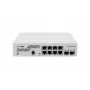 Switch de rede MikroTik CSS610-8G-2S+IN — 8x Gigabit RJ-45, 2x SFP+ 10G, PoE, entrada 12–57V