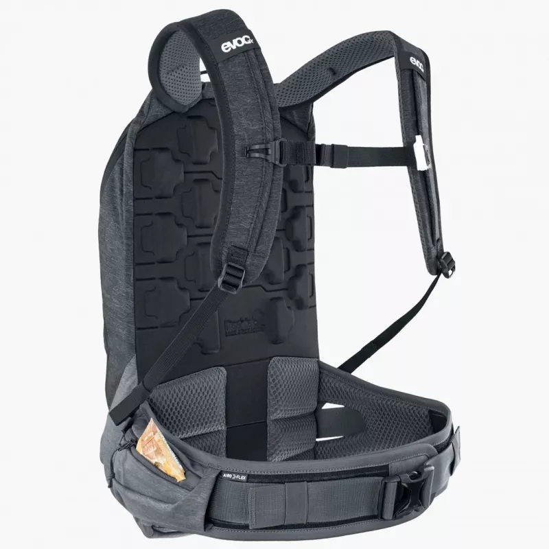Mochila de bicicleta EVOC Trail Pro 10L Carbon cinzento desporto