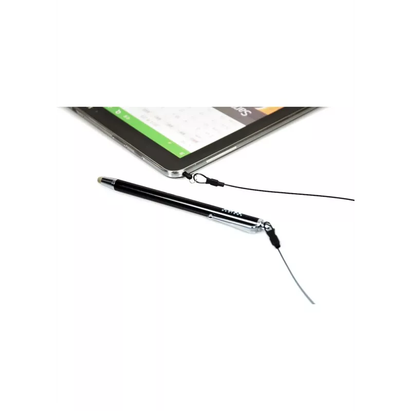 Caneta stylus Port Designs 140228 — universal, preto, 11 g, ponta de precisão compacta