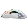 Rato gaming Glorious Model D - branco, brilhante + fita aderente - preto