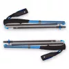 Bastões de trekking Black Diamond Distance Carbon Z, haste em carbono dobrável, 120 cm, 280 g, 3 partes