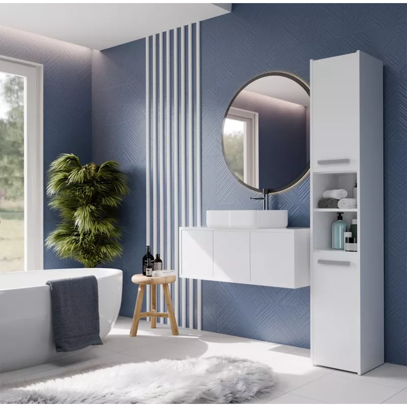 Armário de casa de banho Topeshop S30 branco