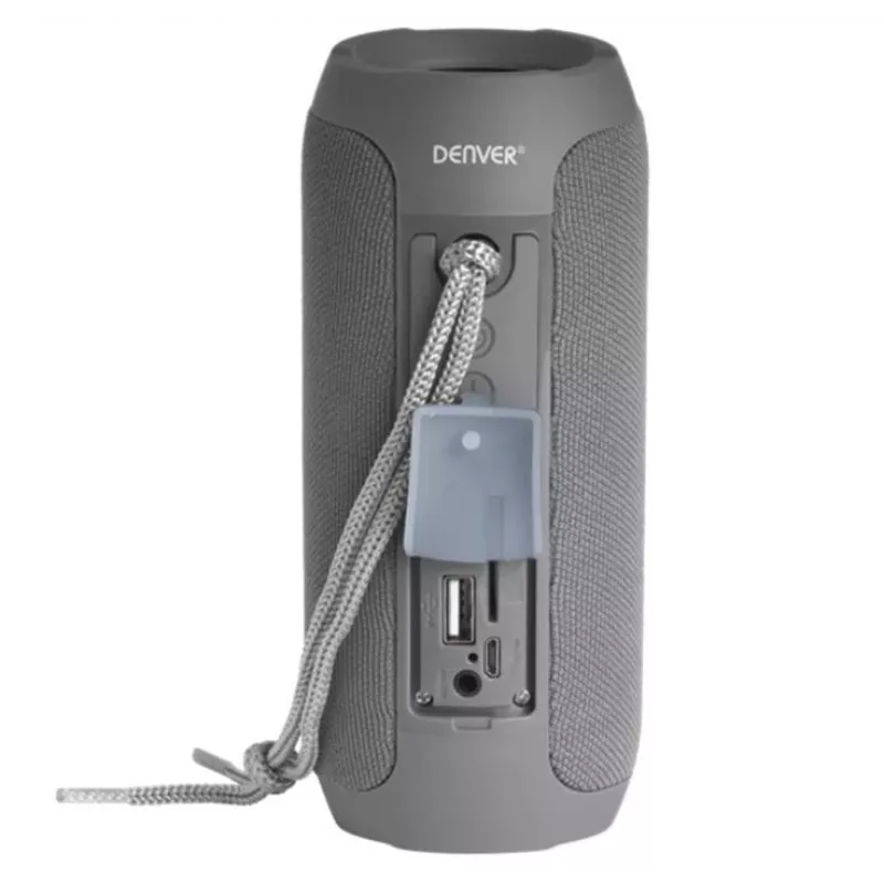 Denver BTS-110NR coluna Bluetooth portátil, cinzento