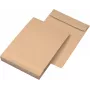 Envelopes de envio MAILmedia B4 castanho com fole de 4,0 cm, pack de 100