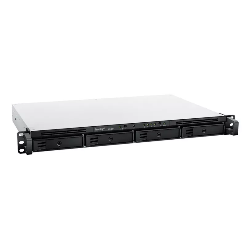 Synology RackStation RS422+ Servidor NAS/Armazenamento Rack (1U) Ryzen Embedded R1600 2 GB DDR4 DSM Preto