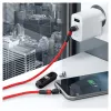 Cabo USB RealPower MagneticCharge2 1 m Vermelho Carregamento rápido Transferência de dados