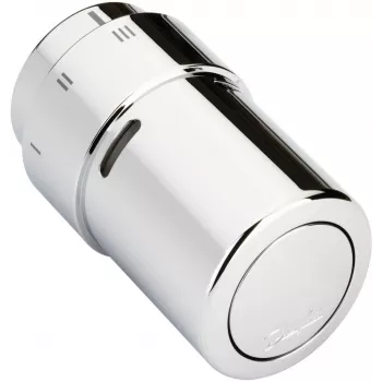 Válvula termostática para radiador Danfoss 013G6170 cromado com regulador rotativo 8-28°C
