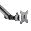 Suporte para monitor SILVERSTONE SST-ARM13 — suporte único compatível com VESA de altura ajustável, prateado