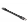Cabo USB DeLOCK 40 Gbps Type-C para Type-C 15 cm PD 3.0 100 W