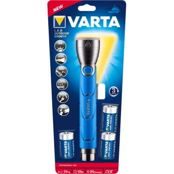 Lanterna de mão Varta 18629101421 preto azul