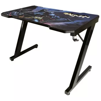 Secretária de computador reta Subsonic SA5593-B1 preta PVC 110x60 cm