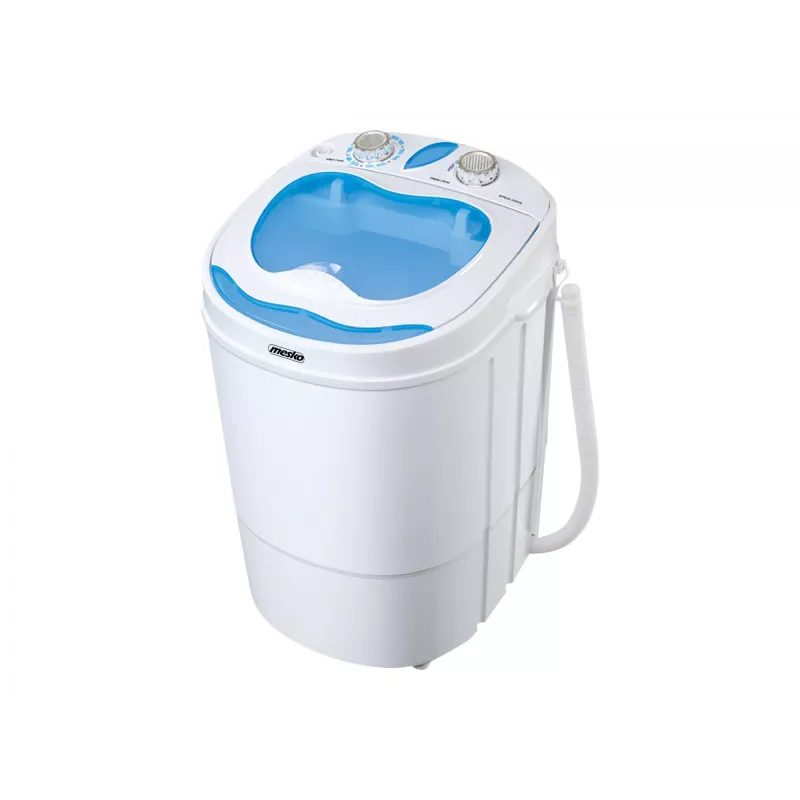 Máquina de lavar de carga superior Mesko MS 8053 — Capacidade de 3 kg, 360×370×530 mm, azul/branco