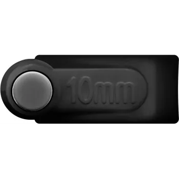 Goobay clipe para cabo 10 mm, preto (64683)