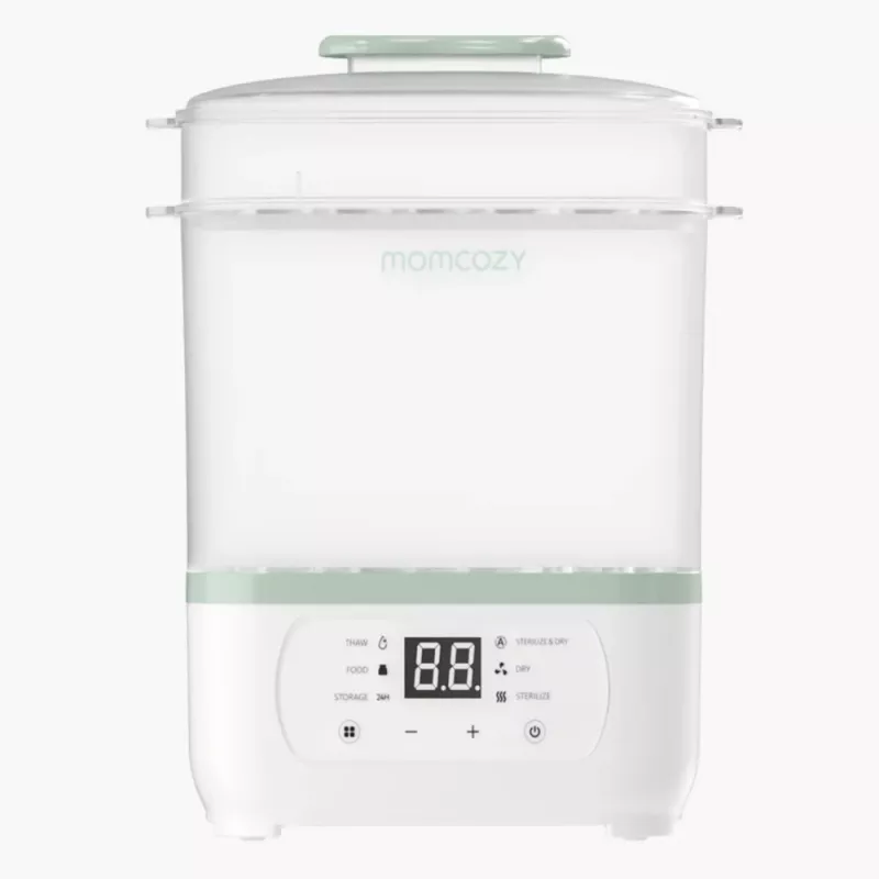 Momcozy BS002 esterilizador elétrico a vapor de biberões 8-IN-1 EU