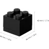 Lego Lunch Container Mini 4 preto 4011 (40111733)