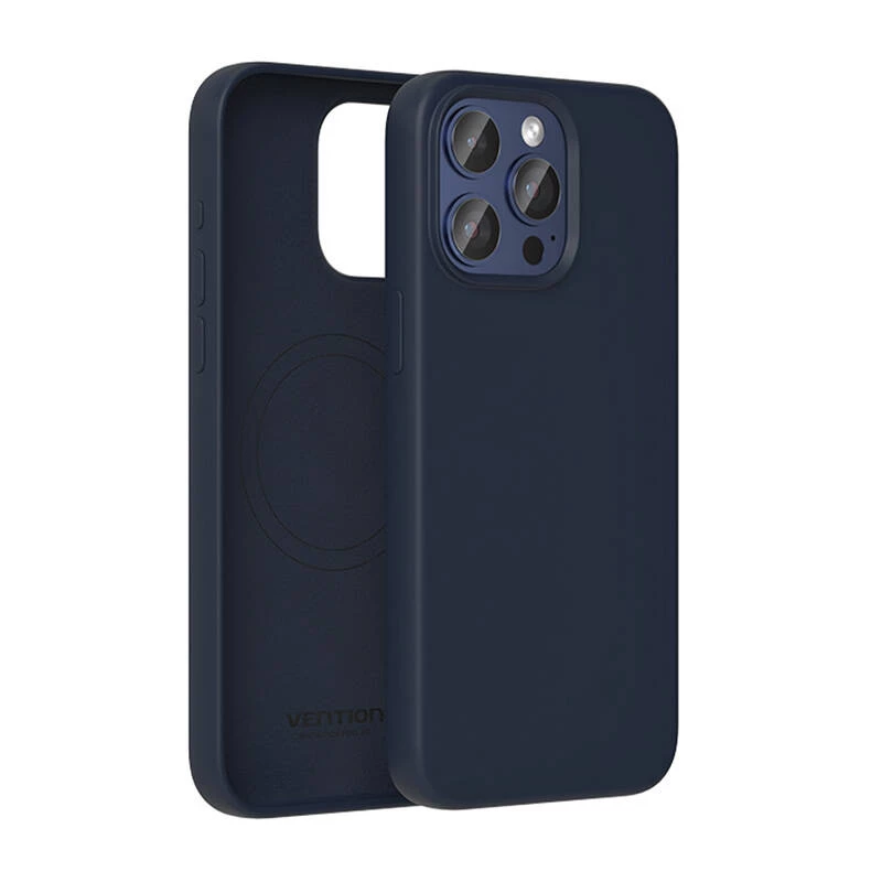 Capa protetora de silicone Vention KUFL0-40 para iPhone 15 Pro Max, azul