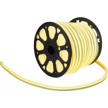 LED Neon Flex 230V EUROLITE fino amarelo 100 cm — fita LED flexível, 230V, 1 m