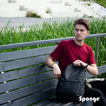 Mochila Sponge Street 15,4 polegadas Preto — Mochila para portátil Sponge para dispositivos de 15,4 polegadas