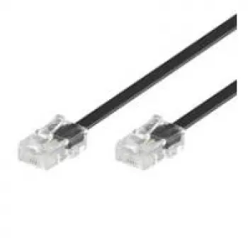Goobay cabo de ligação modular ISDN 50256, RJ45 (8P4C) para RJ45 (8P4C), 6 m, preto