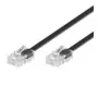 Goobay cabo de ligação modular ISDN 50256, RJ45 (8P4C) para RJ45 (8P4C), 6 m, preto