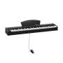 Piano digital Kruger & Matz KMDP-45-BK — teclado de 88 teclas com peso, preto mate