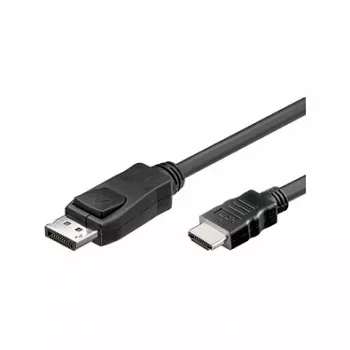 Good Connections HDMI 5 m, 5 m, HDMI, DisplayPort, ficha, ficha, preto