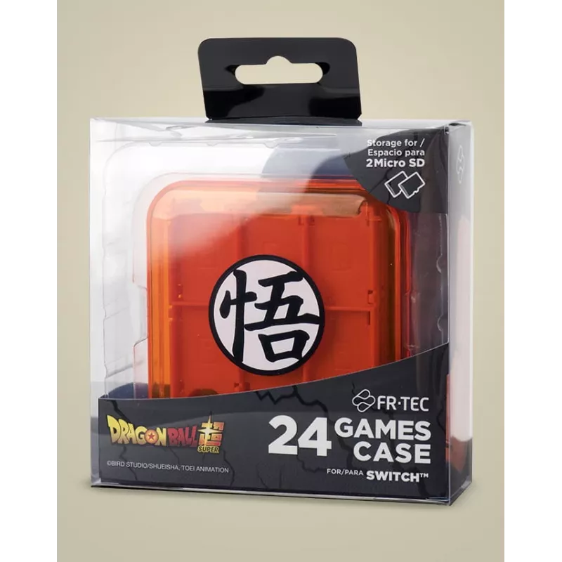 Estojo para cartuchos FR-TEC Dragon Ball Super Nintendo Switch laranja