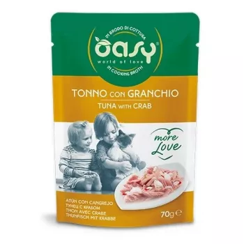 Oasy More Love Atum com Caranguejo Saqueta 70 g