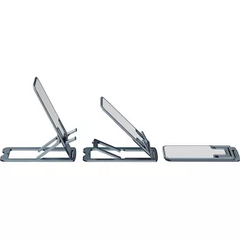 Suporte passivo Inter-Tech MTS-100 telemóvel smartphone tablet UMPC cinzento titânio