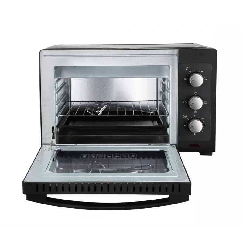 Mini-forno ESPERANZA EKO008N – 20 L, 1280–1300 W, até 230 °C, temporizador de 60 minutos, botões rotativos, porta de vidro, independente