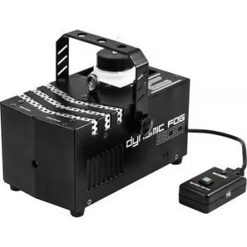Máquina de fumo EUROLITE DYNAMIC FOG 600 com suporte de montagem e telecomando