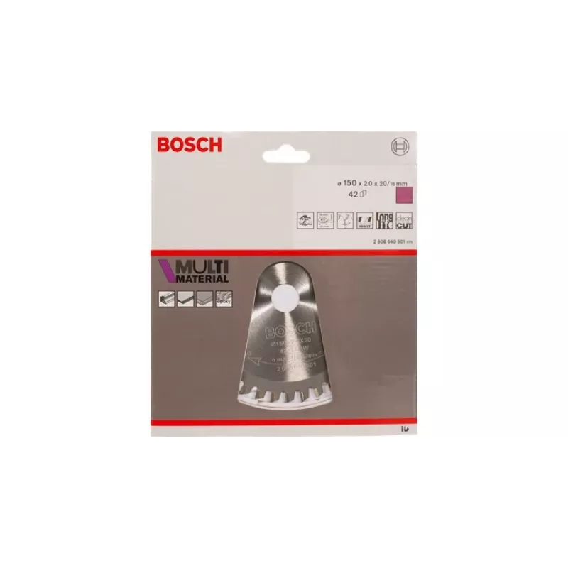Discos de serra circular Bosch Multi Material 2608640503 espessura 1,8 mm