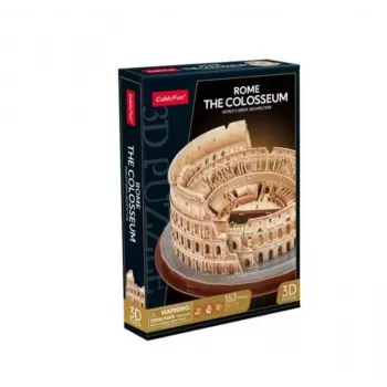 Puzzle 3D Cubicfun 306-MC279H, 163 peças, modelo Coliseu de Roma