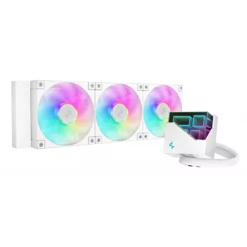 Refrigeração líquida All-in-One para processador DeepCool LT360, 12 cm, branco, 1 unid.